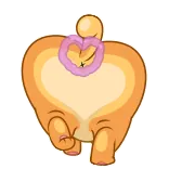 ❤️ dog, animal, cartoon, heart, love, cute, pet telegram sticker