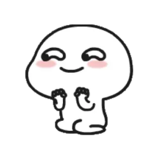 ☁ süß, Cartoon, kawaii, Figur telegram sticker
