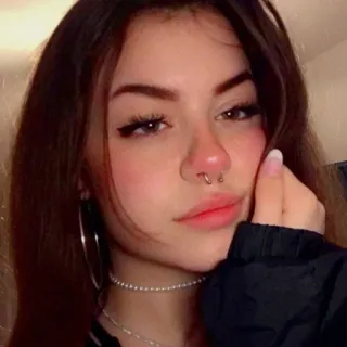 💞 mujer, chica, retrato, belleza, cara telegram sticker