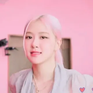 🌷 Rose Rosa, K-pop, Cantante, Mujer, Rosa, Persona, Celebridad whatsapp sticker