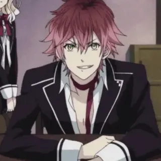 🍷 Ayato Sakamaki Diabolik Lovers anime, vampire, Ayato Sakamaki, Diabolik Lovers, character, manga telegram sticker