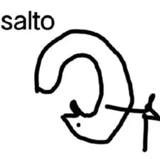 😳 salto Salto, Gimnasia, Dibujo, Deporte whatsapp sticker