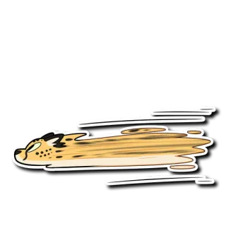 💨 치타, 동물, 속도, 빠른, 달리기 telegram sticker