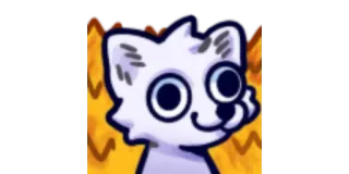 🔥 động vật, mèo, hoạt hình, nhãn dán telegram sticker