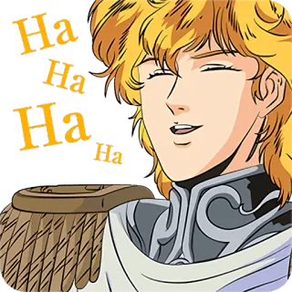 😂 Ha Ha Ha Ha Anime, Risata, Cartone animato, Divertente, Sorriso, Personaggio telegram sticker