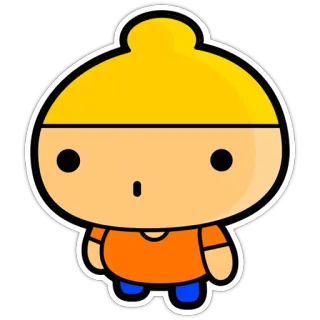 😲 Dessin animé, Personnage, Autocollant telegram sticker