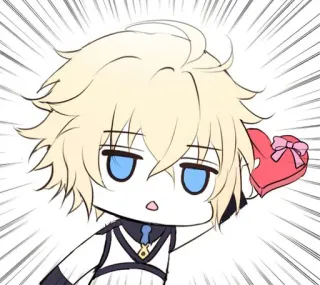 💝 Anime, Dia dos Namorados, Coração, Chibi, Fofo telegram sticker