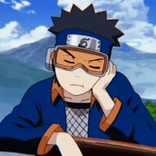 🕷 Obito Uchiha Naruto anime, manga, ninja, obito, uchiha telegram sticker
