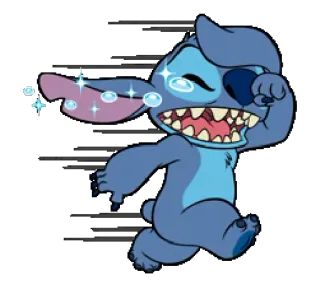 😭 Stitch Stitch, Lilo & Stitch, pleurs, triste, dessin animé, mignon whatsapp sticker