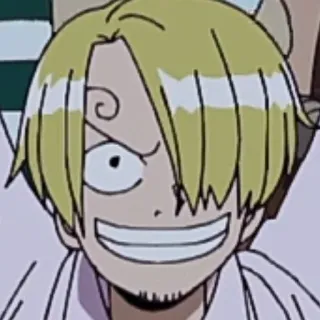 😁 Sanji One Piece Anime, One Piece, Sanji, Personagem telegram sticker