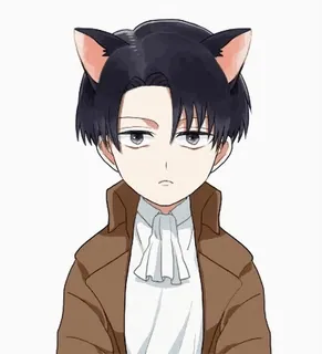 🐾 Anime, Orejas de gato, Personaje, Lindo, Manga telegram sticker