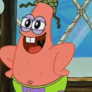 🍦 Patrick Star Spongebob Squarepants Dessin animé, Spongebob, Patrick, Goofy telegram sticker