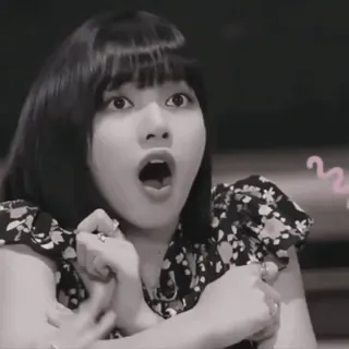 🍋 Lisa kpop, мем, в шоке, смешной, lisa, blackpink telegram sticker