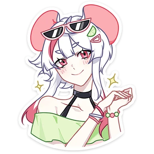 Мауси и Рен на каникулах @TgSticker