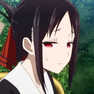 😒 Kaguya Shinomiya Kaguya-sama: Love Is War Anime, Kaguya-sama, Romantik, Shinomiya, Ausdruck, süß, Cartoon whatsapp sticker