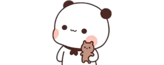 🔰 süß, Panda, Tier, Cartoon, Sticker whatsapp sticker