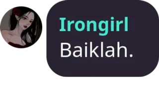 ☺️ Irongirl
Baiklah. telegram sticker