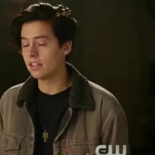 ☁ Jughead Jones Riverdale riverdale, jughead jones, drama adolescente, cole sprouse, cw, televisão telegram sticker