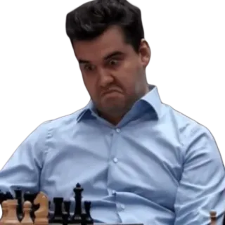 😳 chess, game, player, strategy, competition telegram sticker
