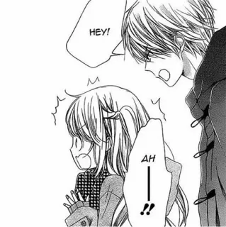 😡 HEY! AH anime, manga, characters, cartoon, comic, shoujo telegram sticker