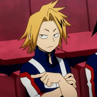 ⚡️ Denki Kaminari My Hero Academia Anime, My Hero Academia, Denki Kaminari, Personaje whatsapp sticker