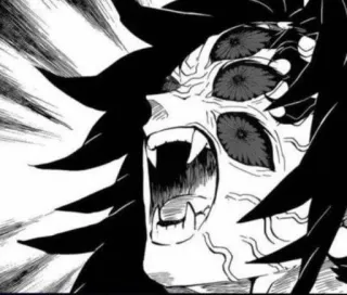 🌓 Rui Demon Slayer Anime, Ác quỷ, Quái vật, Tức giận, Manga telegram sticker