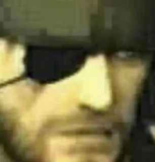 😑 Solid Snake Metal Gear Solid soldat, jeu, militaire, personnage telegram sticker