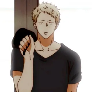 🗝 Anime, Charakter, Junge, Cartoon, Mann, Person whatsapp sticker