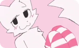 🐈 mèo, dễ thương, hồng, hoạt hình, kỳ quặc telegram sticker