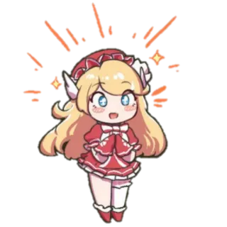 🤩 anime, chibi, kawaii, cute, sticker, cartoon telegram sticker