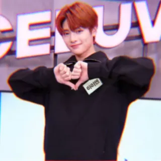 🌱 I.N 아이엔 Kpop, ไอดอล, หัวใจ, แฟนคลับ, เกาหลี telegram sticker