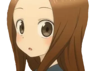 😮 Takagi Teasing Master Takagi-san Anime, Garota, Takagi-san, Provocação, Estudante telegram sticker
