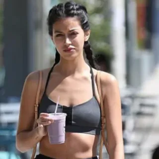 🍥 vrouw, fitness, oefening, vlechten, smoothie, buiten, gezondheid telegram sticker