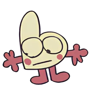 😦 Dibujo animado, Personaje, Corazón, Lindo, Ilustración, Animación telegram sticker