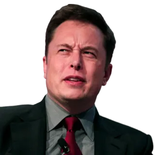 🤔 Elon Musk Elon Musk, empresário, empreendedor, tecnologia, espaço telegram sticker