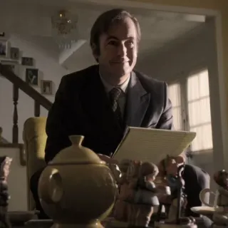 ⚖️ Saul Goodman Better Call Saul lawyer, crime, suit, television, comedy telegram sticker
