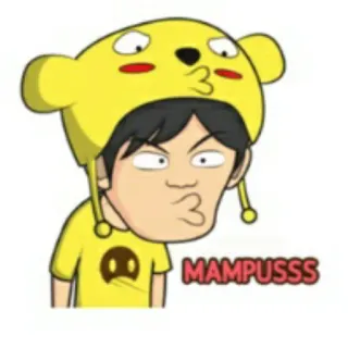 🕴 MAMPUSSS Мультфильм, Выражение, Злой, Стикер telegram sticker