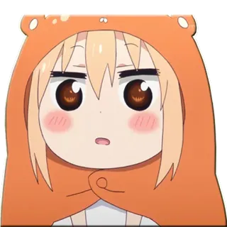 😳 anime, manga, cute, cartoon, character telegram sticker