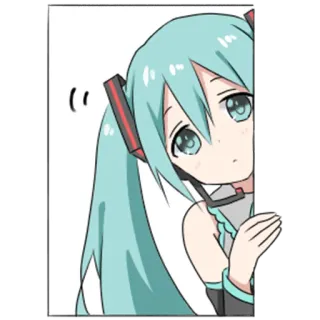 HATSUNE MIKU mikuSticker @Nekosticker telegram stickers