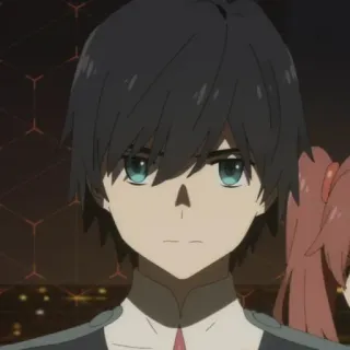 🍢 Hiro Darling in the Franxx อนิเมะ, ฮิโระ, Darling in the Franxx, ตัวละคร, แอนิเมชัน telegram sticker