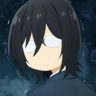 ✏️ Izumi Miyamura Horimiya anime, manga, school, glasses, boy telegram sticker