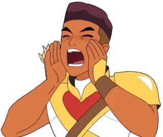 😱 Bow She-Ra and the Princesses of Power cartoon, animation, bow, she-ra, princesses of power, archer telegram sticker