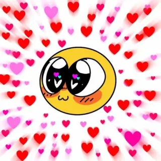 💖 emoji, tình yêu, trái tim, dễ thương, tình cảm, kawaii telegram sticker