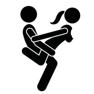 😂 patyczaki, miłość, seks, para, sylwetka telegram sticker
