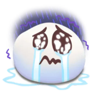 😂 chorando, triste, lágrimas, emocional, desenho animado telegram sticker