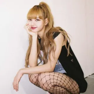 🌼 Lisa Lisa, Kpop, Chanteuse, Blackpink, Idole, Célébrité, Mode whatsapp sticker