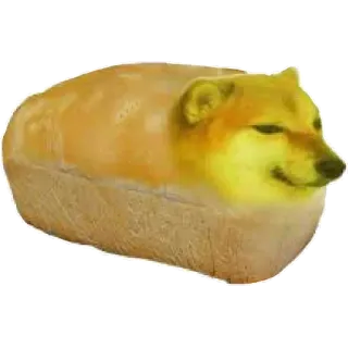 🥖 Doge doge, cane, meme, pane, animale telegram sticker