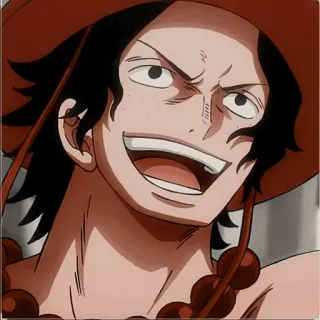 🔥 Portgas D. Ace One Piece Anime, Personaggio, One Piece, Portgas D. Ace telegram sticker