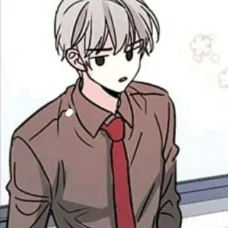🍚 Anime, Manga, Karakter, Korea, Seragam sekolah, Dasi telegram sticker