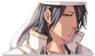 😕 Byakuya Kuchiki Bleach Anime, Mangá, Bleach, Byakuya Kuchiki, Personagem, Shinigami whatsapp sticker